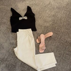 Alfani white slip on pants